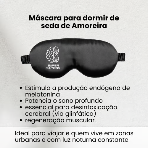 Máscara para dormir de Seda de Amoreira