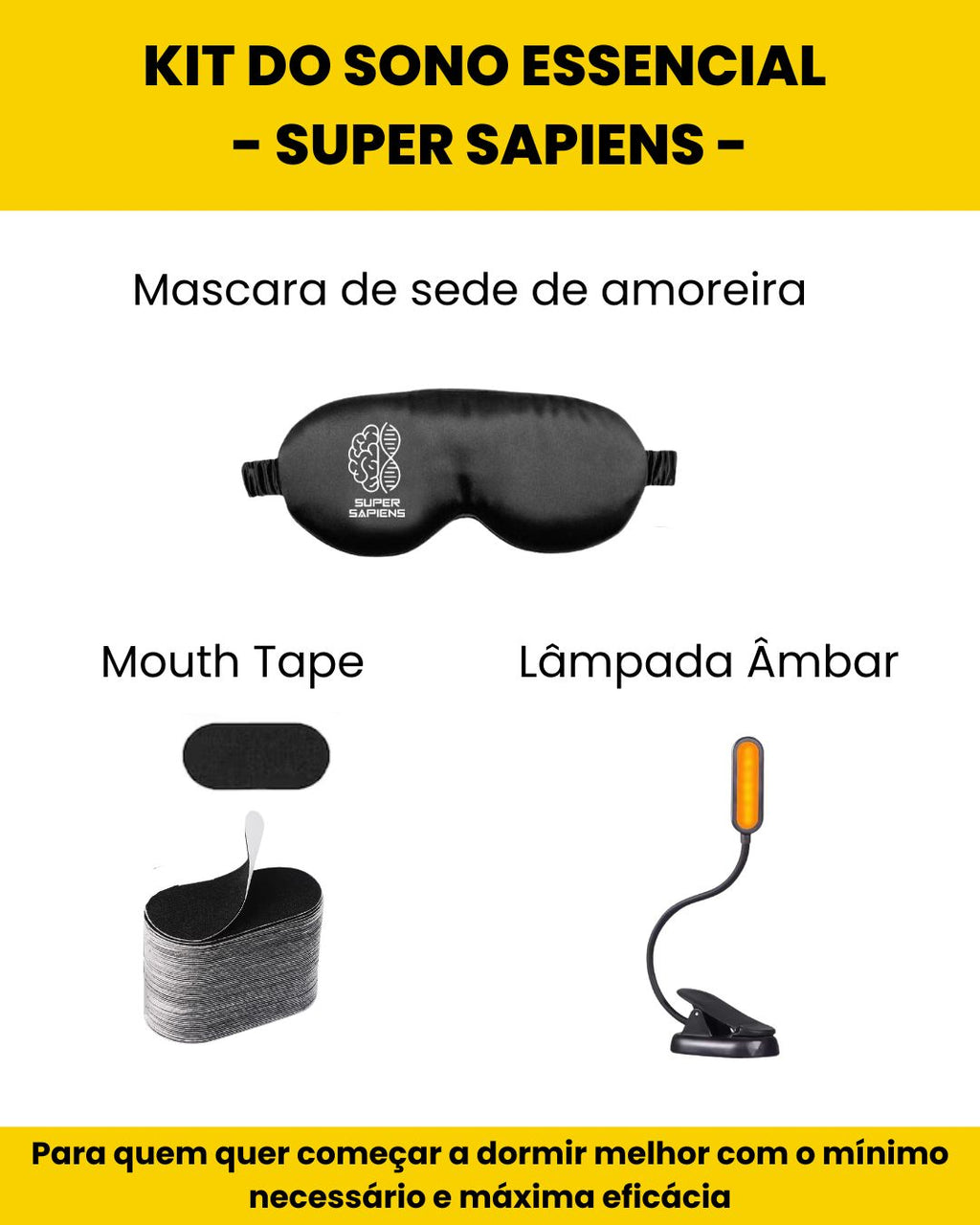 Kit do Sono Essencial - Super Sapiens