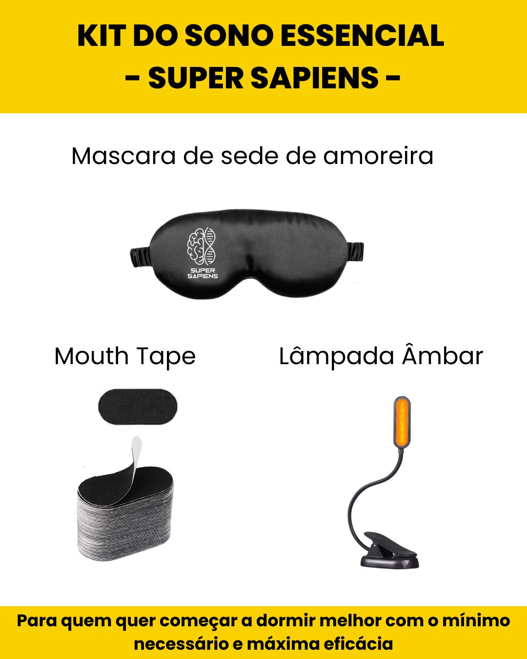 Kit do Sono Essencial - Super Sapiens